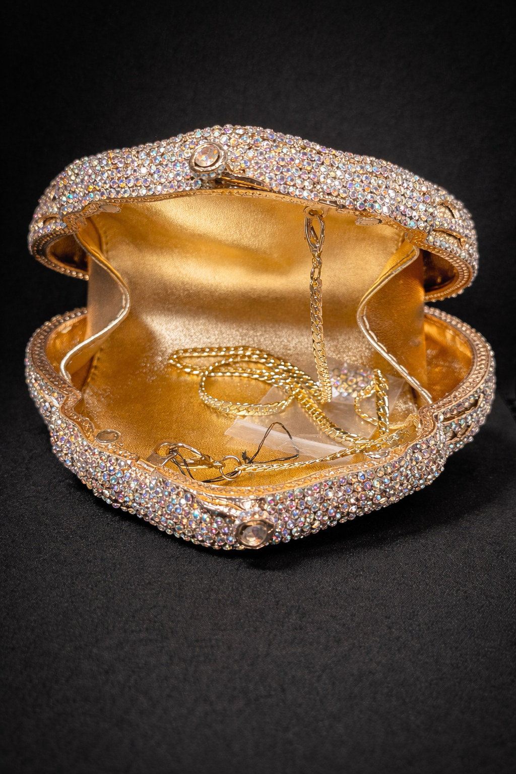 ✨ Luxury Imported Swarovski Crystal Evening Clutch Bag for Weddings & Party Wear ✨