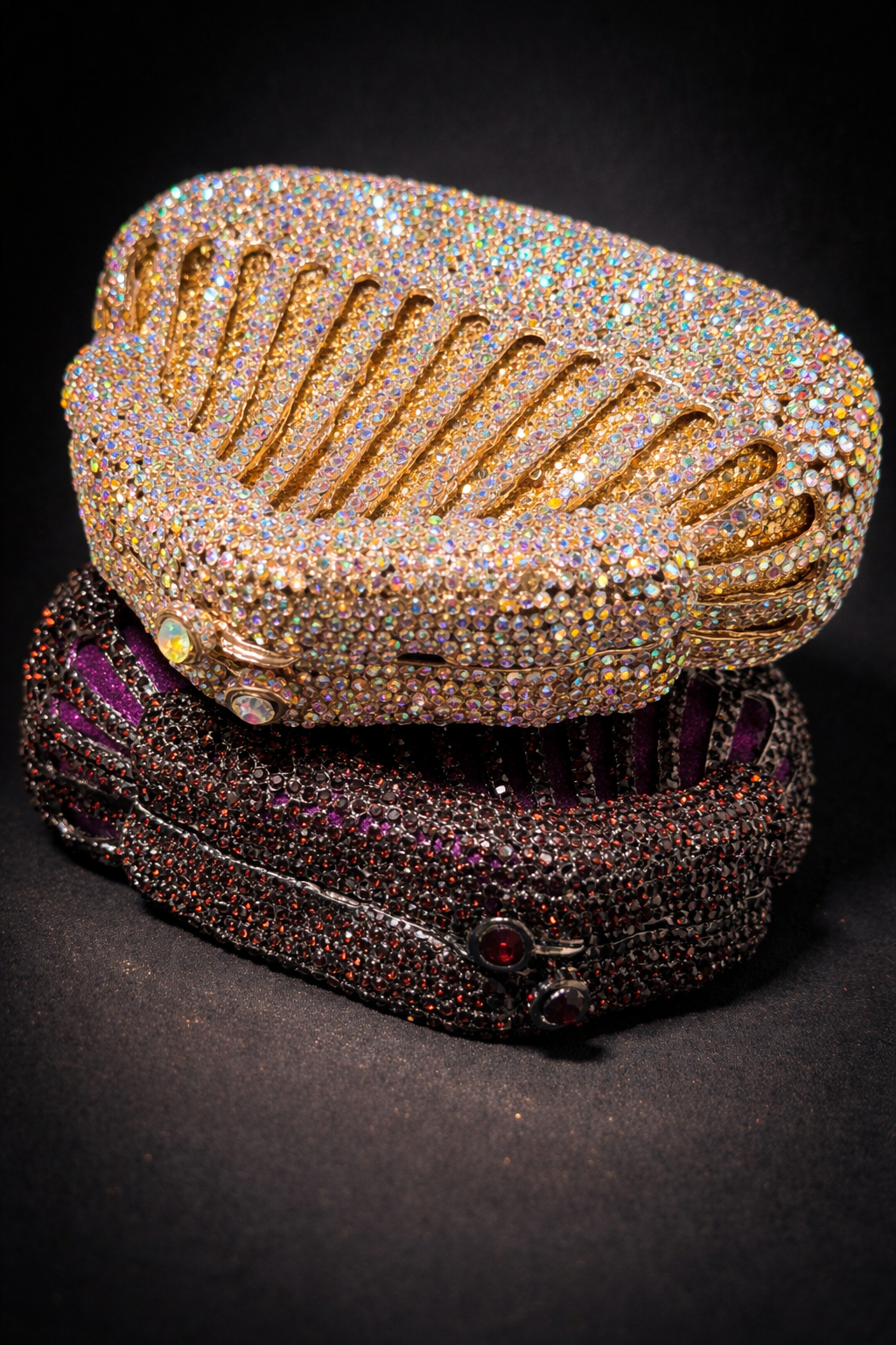 ✨ Luxury Imported Swarovski Crystal Evening Clutch Bag for Weddings & Party Wear ✨