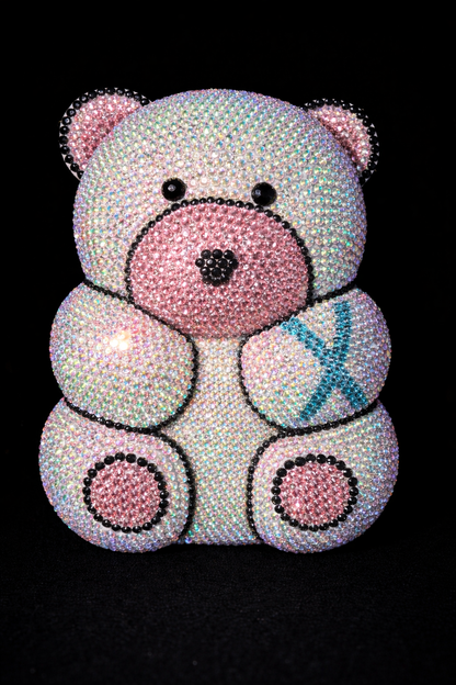 ✨ Premium Teddy Swarovski Clutch Bag
Luxury Party & Bridal Handbag for Women 💎