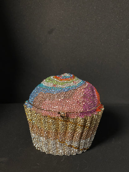 ✨ Premium Cupcake Swarovski Clutch Bag
Luxury Designer Party & Bridal Handbag for Women 💎