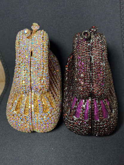 ✨ Luxury Imported Swarovski Crystal Evening Clutch Bag for Weddings & Party Wear ✨