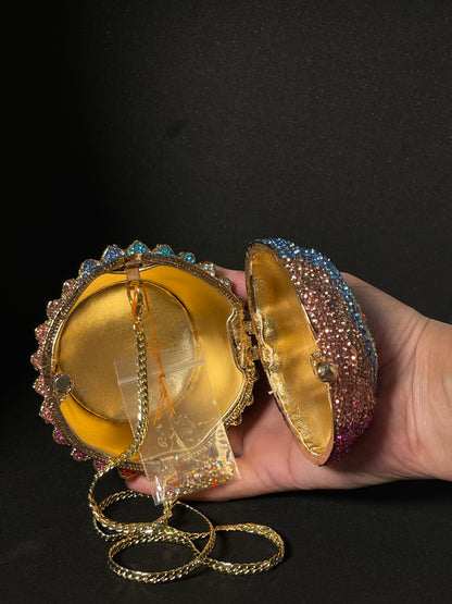 ✨ Premium Cupcake Swarovski Clutch Bag
Luxury Designer Party & Bridal Handbag for Women 💎