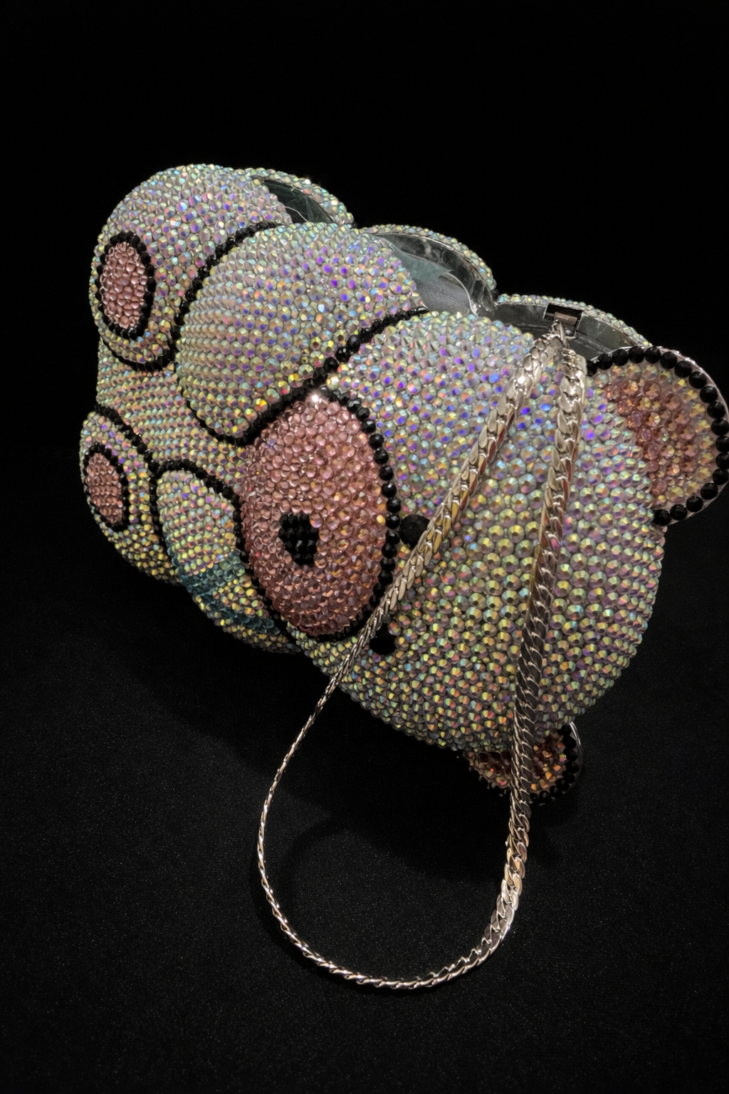 ✨ Premium Teddy Swarovski Clutch Bag
Luxury Party & Bridal Handbag for Women 💎