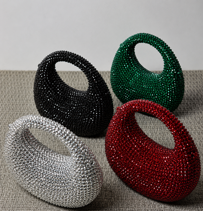 ✨ Luna Luxe Crystal Clutch Collection | Sparkling Evening & Party Bags ✨
