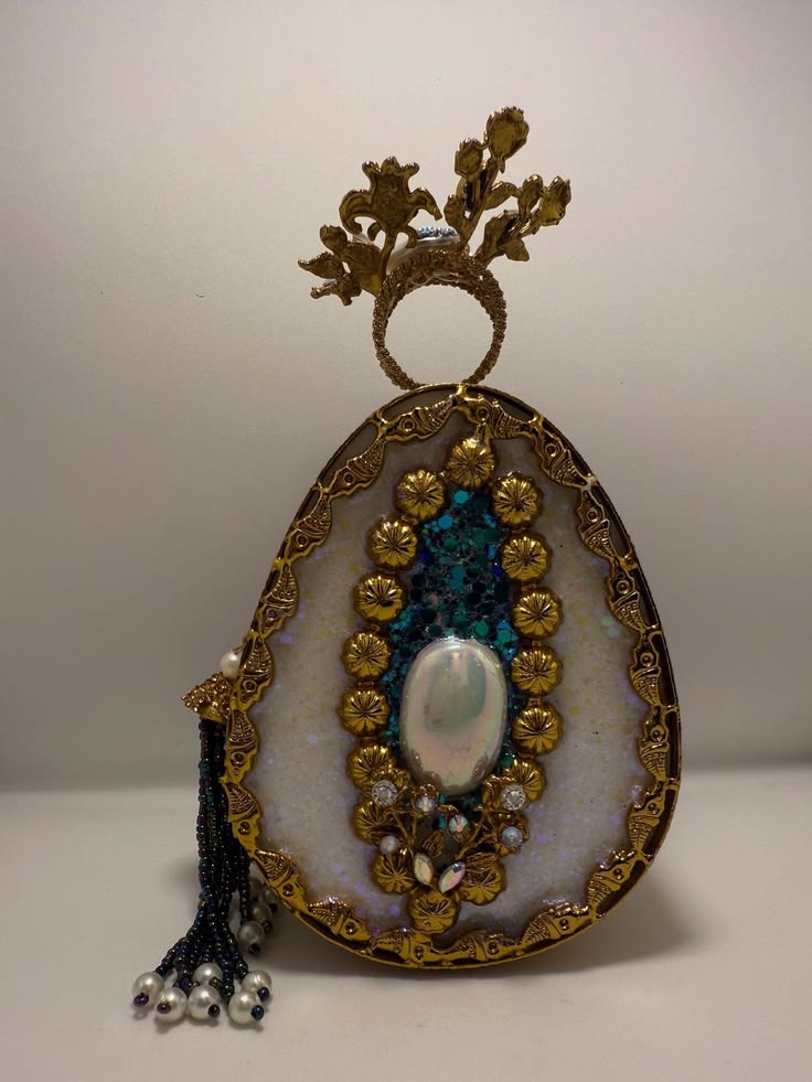 Luxury Handmade Turkish Embroidered Clutch Bag