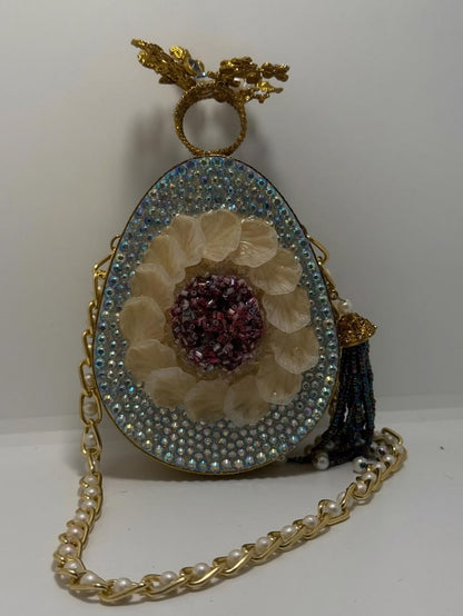Luxury Handmade Turkish Embroidered Clutch Bag